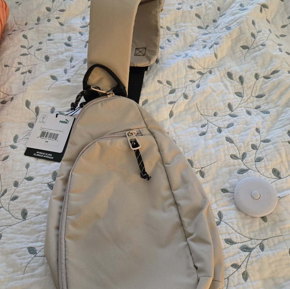 Puma Beige Crossbody Bag
